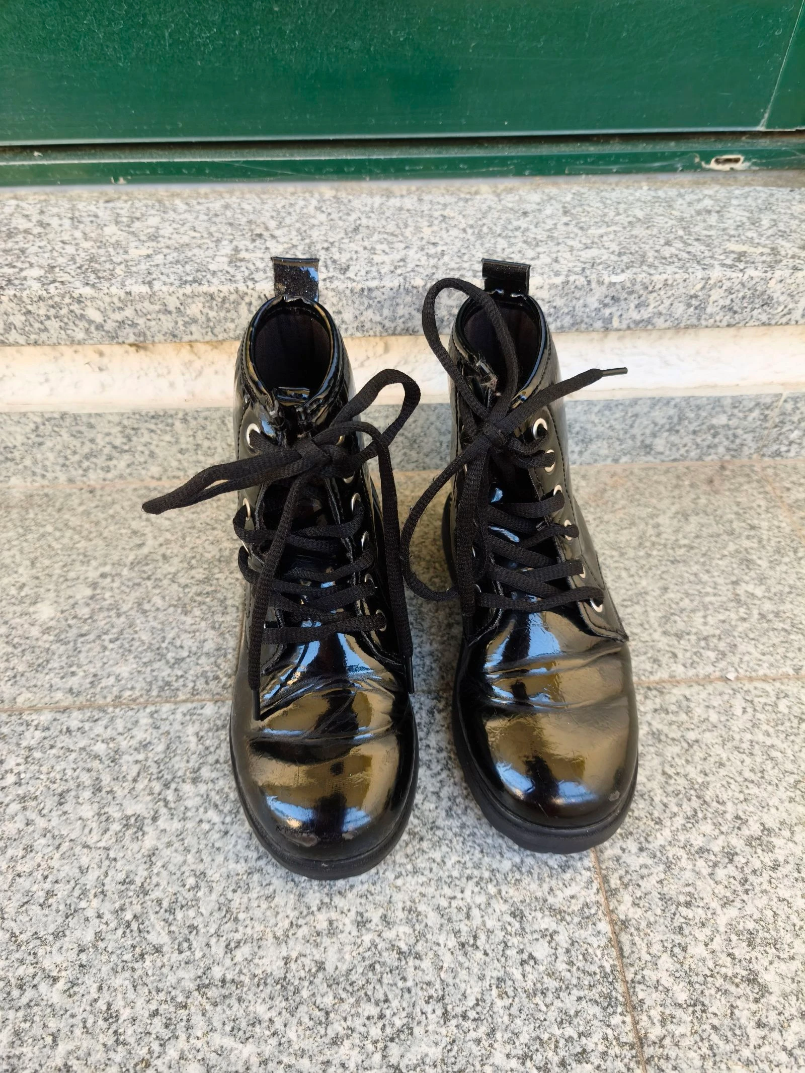 Botas militares Mo (Lacado/Negro) | Bottines – photo 4